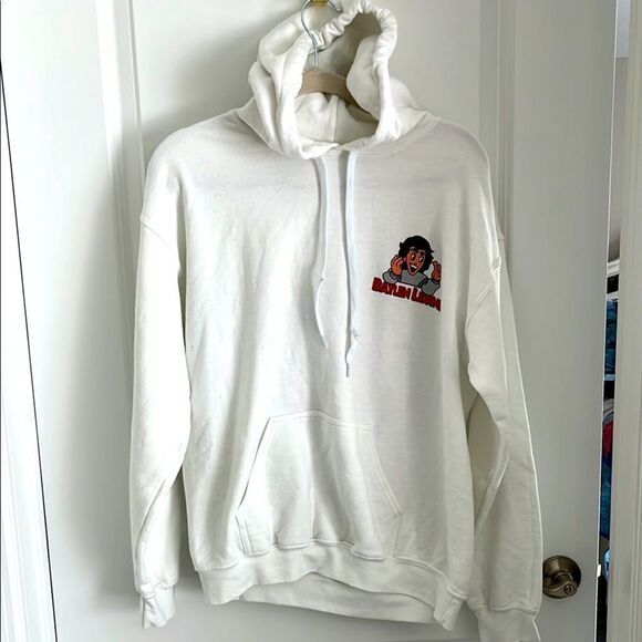 Benitez by Baylen Levine Double Sided Character Hoodie SZ M Unisex - Picture 1 of 7